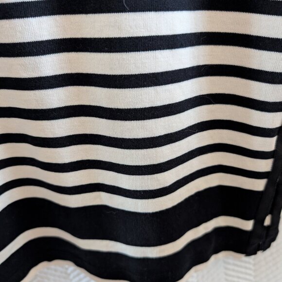 Rag & Bone Cream & Black Striped Knit Tank Dress 100% Cotton Small to Medium - Picture 8 of 13